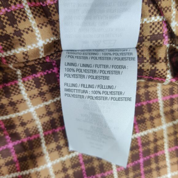 Bridge Hampton Isaac Mizrahi Faux Suede Quilted Barn Coat Medium Tan Western - Picture 12 of 14